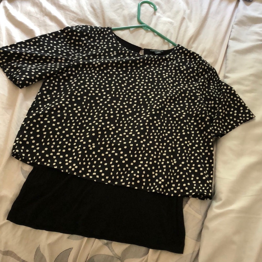 Ann Taylor Black Blouse